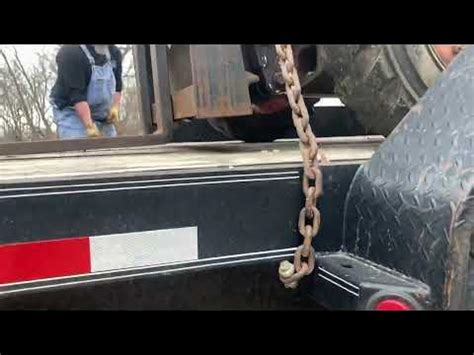 dot chain down a skid steer|skid steer chain tie down.